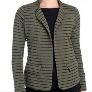 Anthropologie Dolan Ann Striped Open Front Blazer Jacket